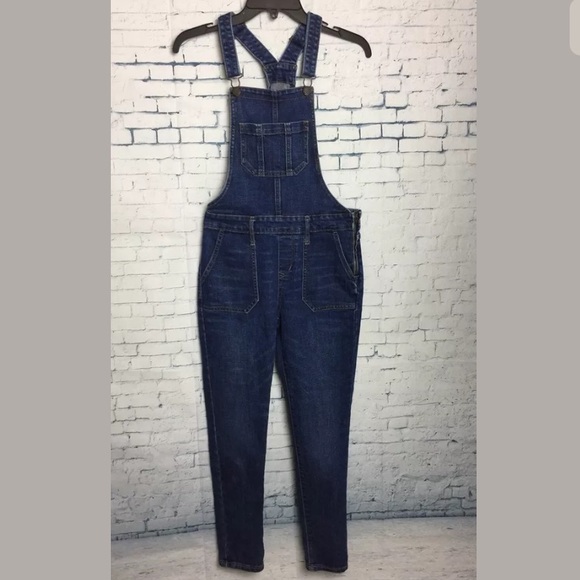 navy blue overalls womens